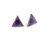 Galaxy Triangle Glittery Resin Earrings by Wilde Designs