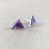 Galaxy Triangle Glittery Resin Earrings by Wilde Designs