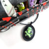 Glow in the Dark Skull and Crossbones Cameo Necklace by Wilde Designs