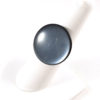 Gray Skies Button Ring by Wilde Designs