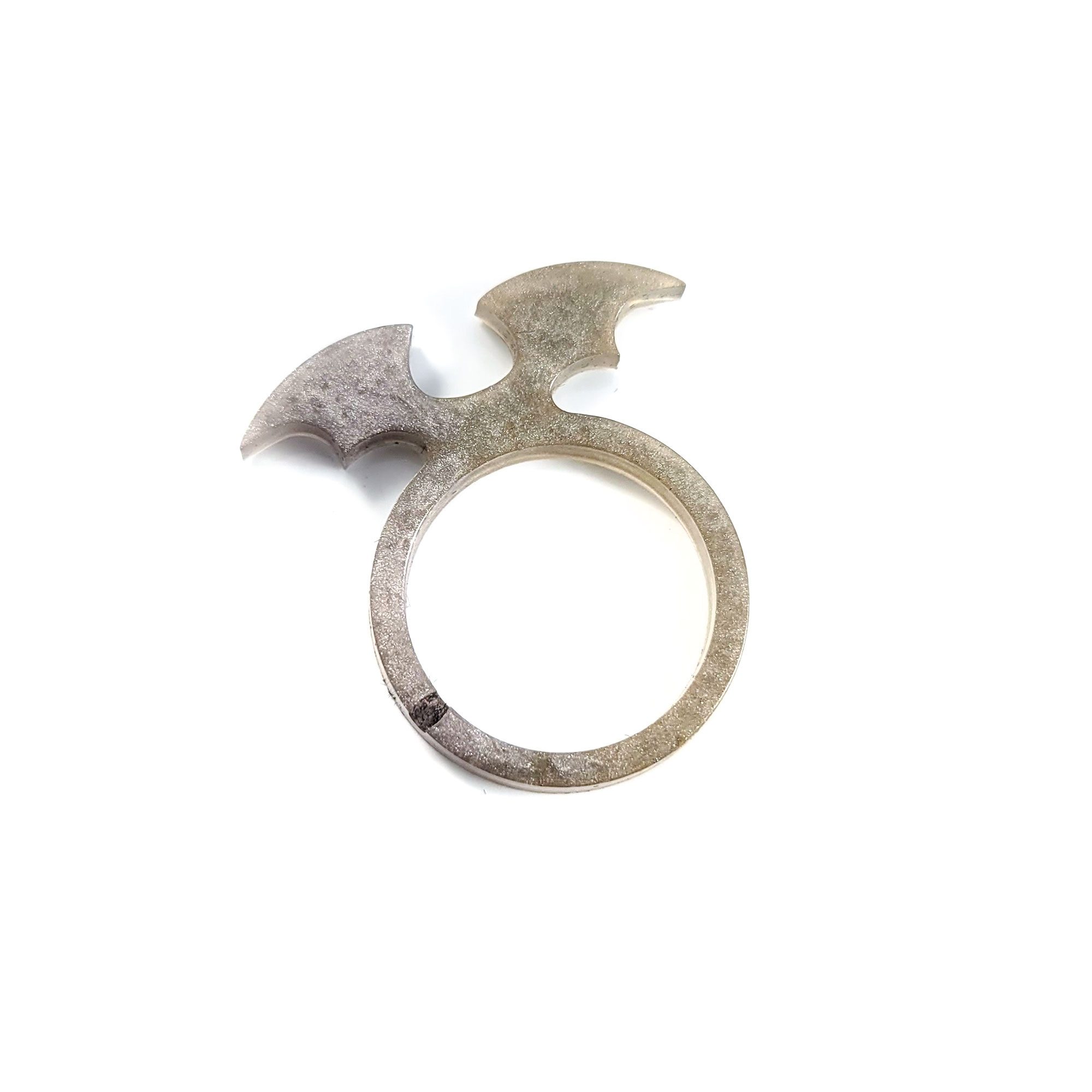 Gray Bat Wing Ring by Wilde Designs
