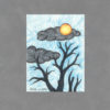 Night Sky Art Card by Wilde Designs