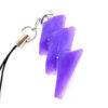 Pearly Purple Lightning Bolt Charm by Wilde Designs