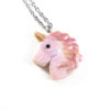 Pastel Goth Unicorn Resin Necklace by Wilde Designs