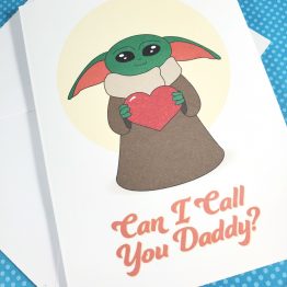Yodaling Is the Way Valentine's Cards by Wilde Designs