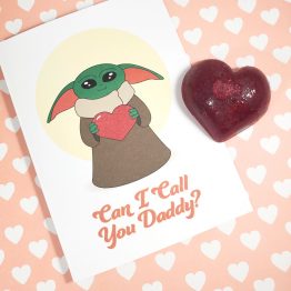Yodaling Is the Way Valentine's Cards by Wilde Designs