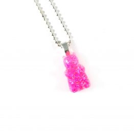 Sparkling Gummy Bear Resin Necklace by Wilde Designs