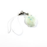 Glow in the Dark White See Me in a Crown Royal Skull Charm