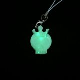 Icy Glow in the Dark See Me in a Crown Royal Skull Charm