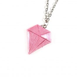 Pretty in Pink Diamond Necklace by Wilde Designs