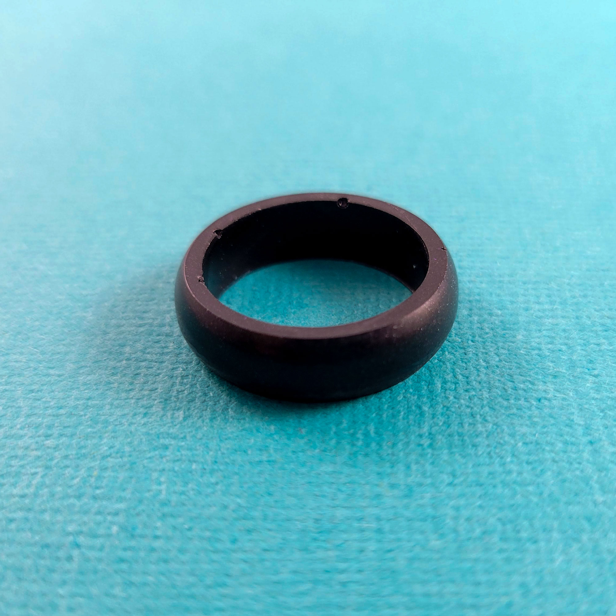 Black with the Band Ring by Wilde Designs