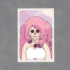 Sugar Skull Rose Quartz Sticker by Wilde Designs