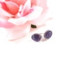 Galaxy Oval Glittery Resin Earrings by Wilde Designs