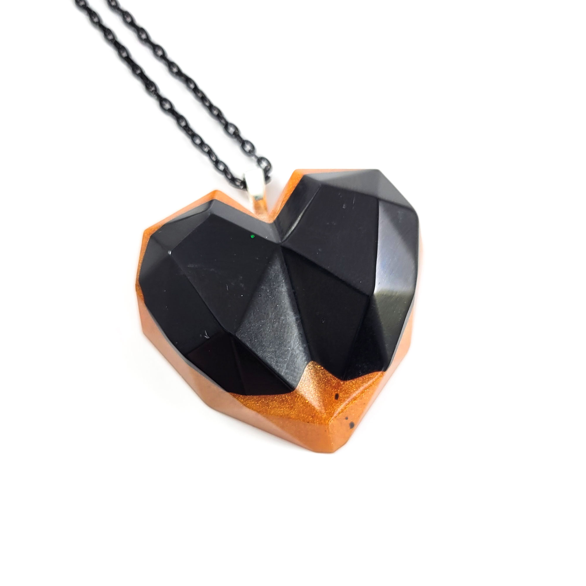 Geometric Heart Necklace by Wilde Designs
