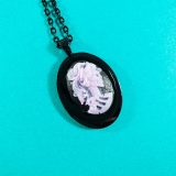 Portrait of a Skeletal Lady Necklace by Wilde Designs