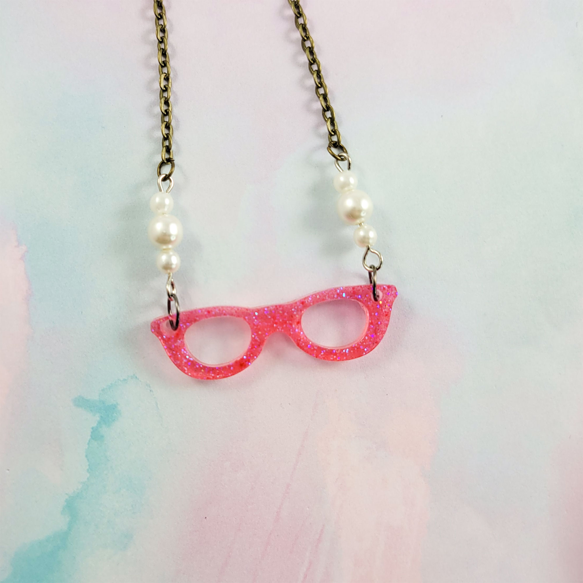 Geeks Who Wear Glasses Necklace by Wilde Designs
