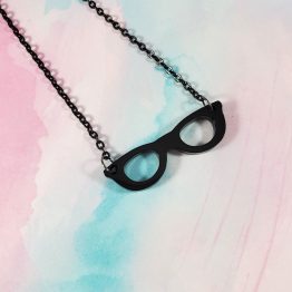 Geeks Who Wear Glasses Necklaces by Wilde Designs