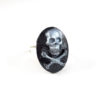 Silver Skull & Crossbones Cameo Ring by Wilde Designs