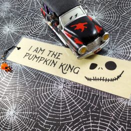 Pumpkin King Bookmark by Wilde Designs