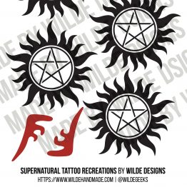 Supernatural Tattoos by Wilde Designs