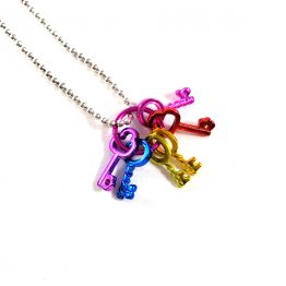Keys to the 90s Kid Kingdom Necklace by Wilde Designs