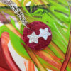 Red Galaxy Necklaces by Wilde Designs