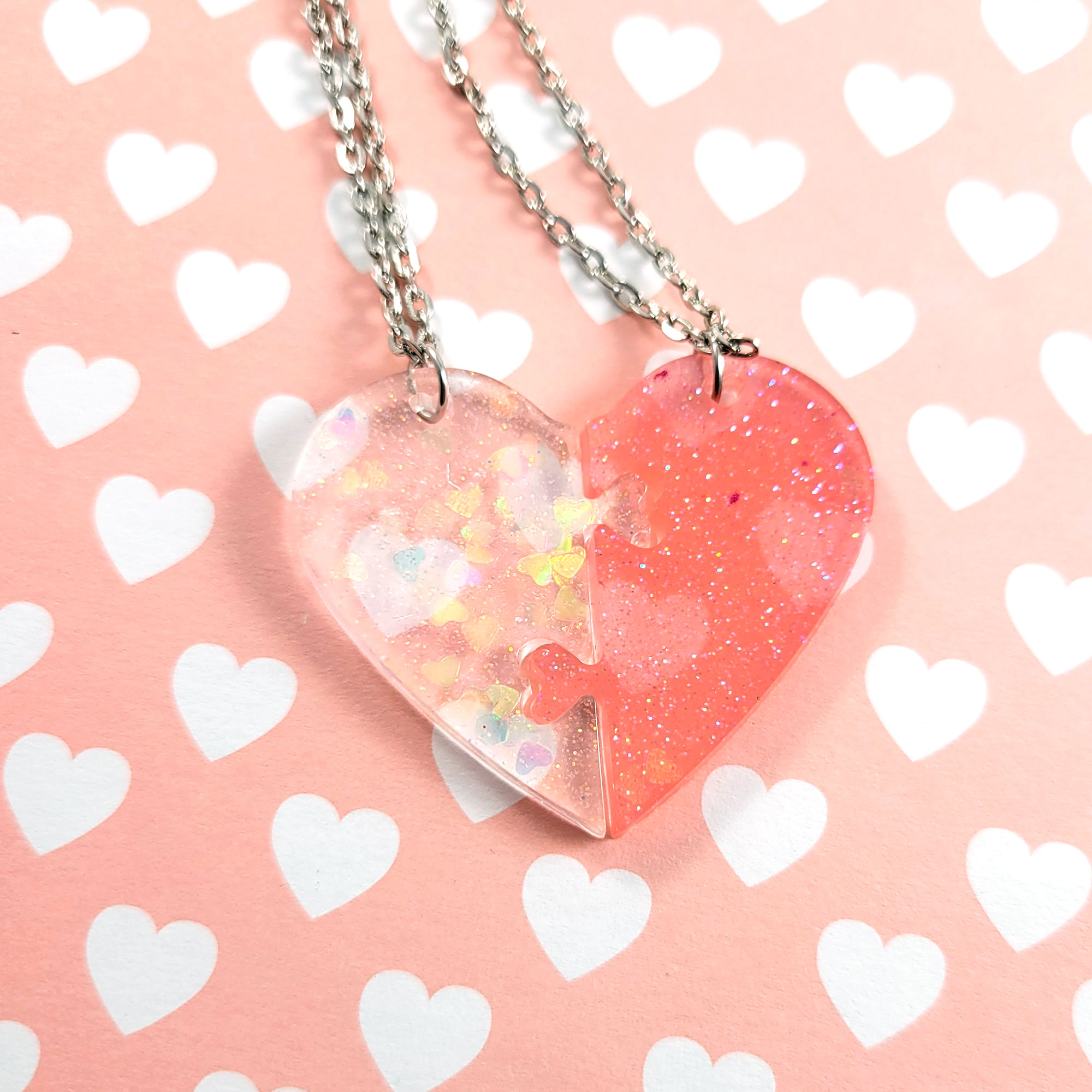 Forever Together Heart Friendship Necklace by Wilde Designs