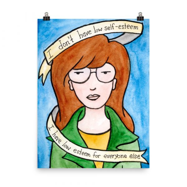 Daria poster by Wilde Designs
