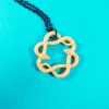 Serpent Circle Necklace in Gold by Wilde Designs