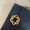 Serpent Circle Necklace in Gold by Wilde Designs
