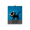 Lucky Cat Poster by Wilde Designs