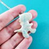 Ice Age Glittery T-Rex Necklace by Wilde Designs