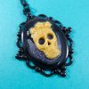 Creeping Darkness Cameo Necklace by Wilde Designs