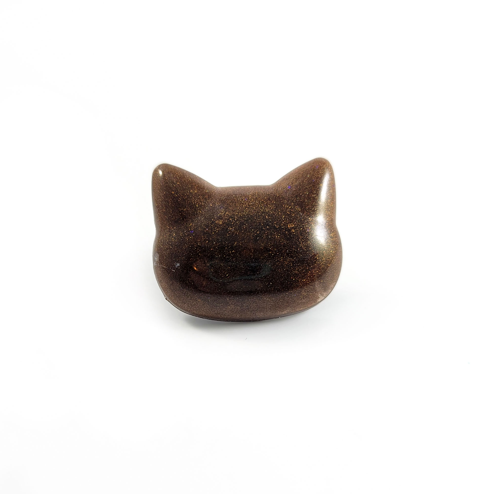 Pretty Kitty Pin in Brown by Wilde Designs