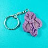 Pearly Purple Mando Keychain by Wilde Designs