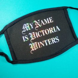 My Name is Victoria Winters Mask by Wilde Designs