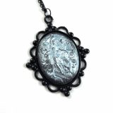 Three Graces Cameo Necklace in Silver by Wilde Designs