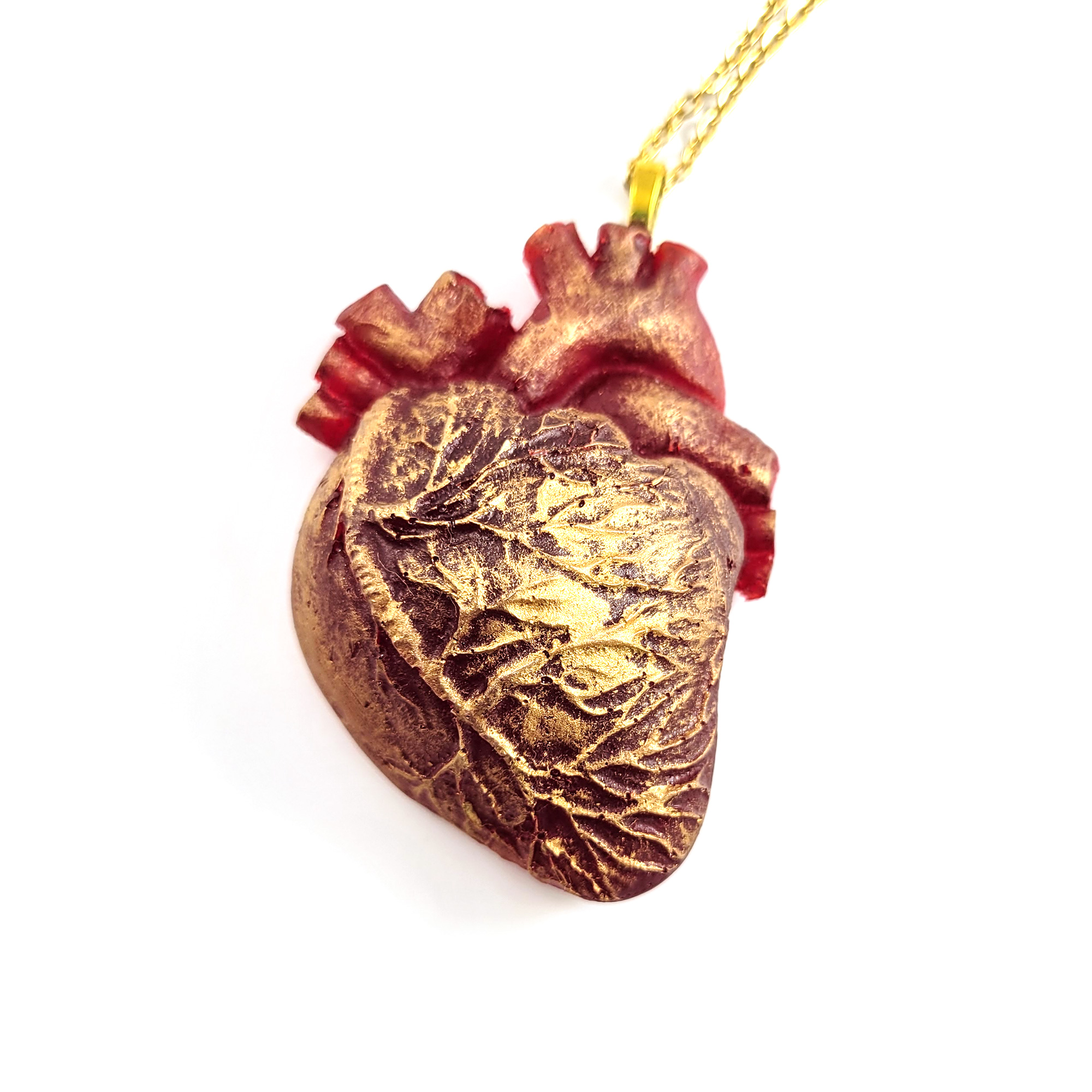 Anatomical Heart Necklace by Wilde Designs