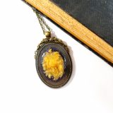 Garden of Roses Cameo Necklace