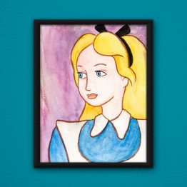 Alice in Wonderland Poster by Wilde Designs