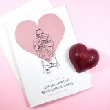 Love you More Than Bernie's Mittens Card by Wilde Designs