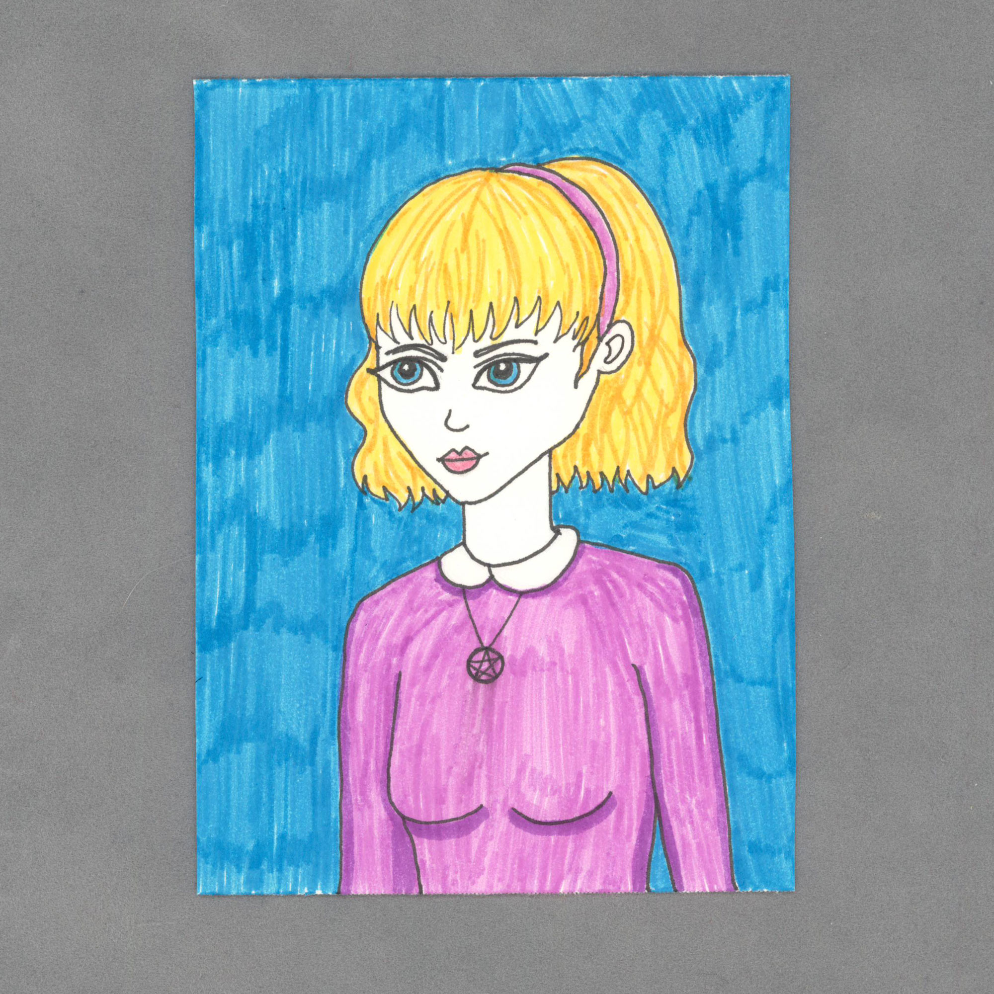 Deviant in Blonde Art Card