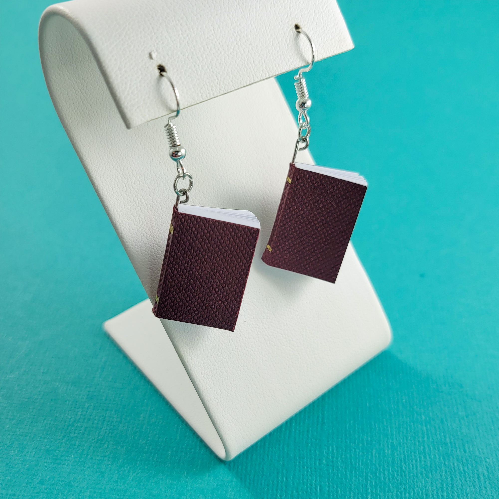 Write Your Own Story Book Earrings by Wilde Designs