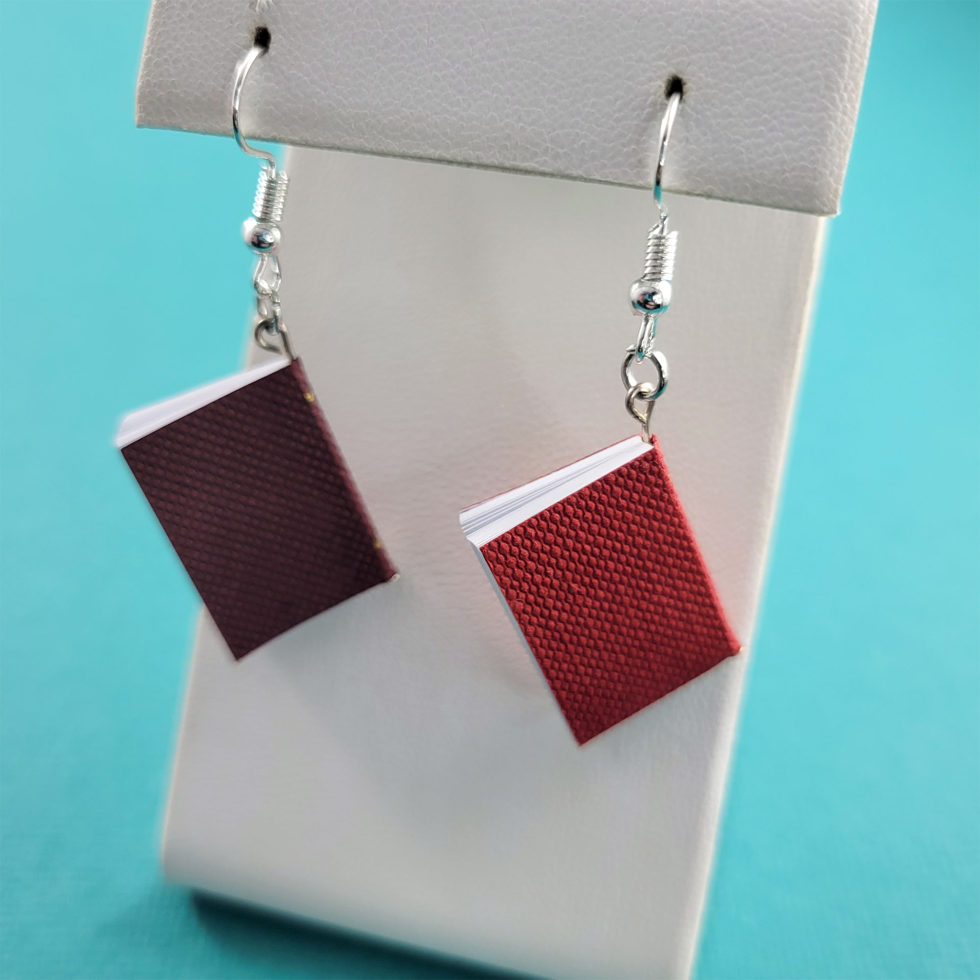 Write Your Own Story Book Earrings by Wilde Designs