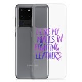 I Like My Males in Fighting Leathers Samsung Phone Case