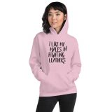 I Like My Males in Fighting Leathers Hoodie