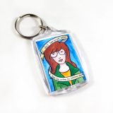 Daria Double Sided Keychain by Wilde Designs