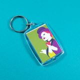 Columbia Double Sided Keychain by Wilde Designs