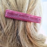 Pretty Pink Lace Hair Clip by Wilde Designs