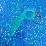 Claw Safety Keychain in Ocean Blue by Wilde Designs